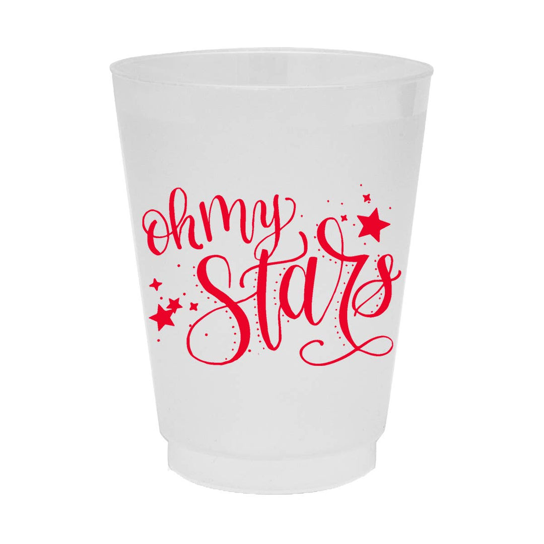 Oh My Stars Frosted Party Cups Cami Monet Bonjour Fete - Party Supplies