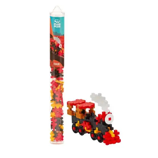 PLUS PLUS TRAIN MINI MAKER TUBE Plus Plus Kid's Party Favors Bonjour Fete - Party Supplies