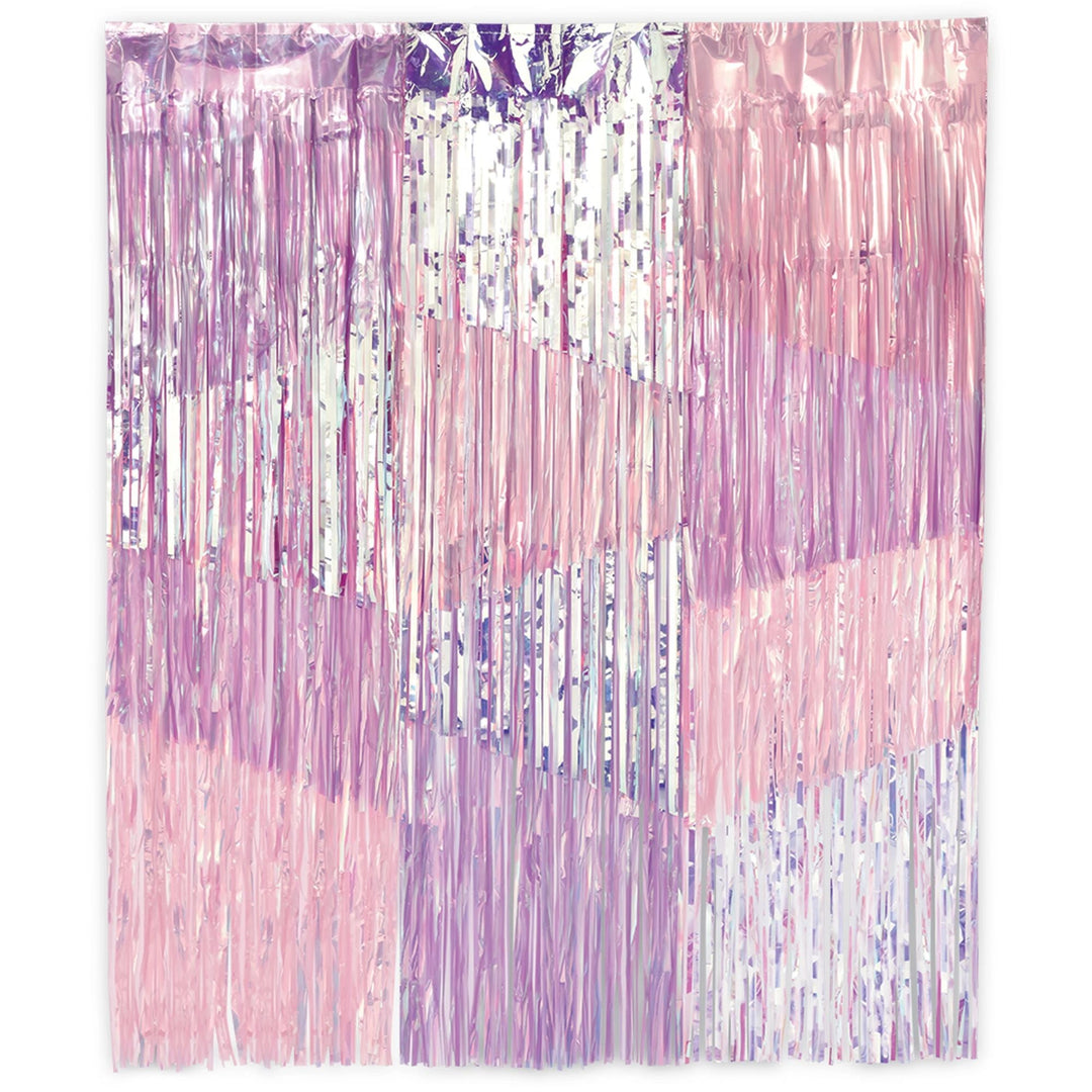 LUMINOUS FRINGE BACKDROP Amscan Bonjour Fete - Party Supplies