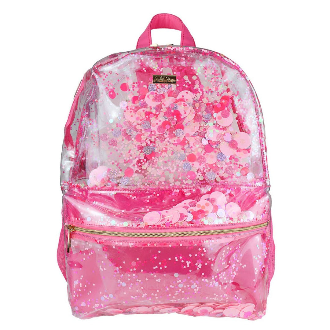 Pink Party Confetti Backpack  Bonjour Fete - Party Supplies Back to School Backpacks & Lunch Boxes