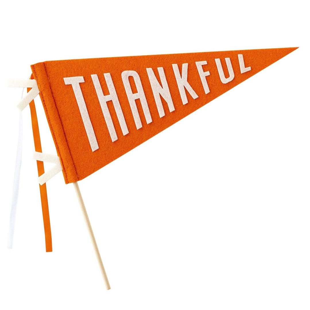 Thankful Felt Pennant Flag Bonjour Fete Party Supplies Thanksgiving Party Decorations