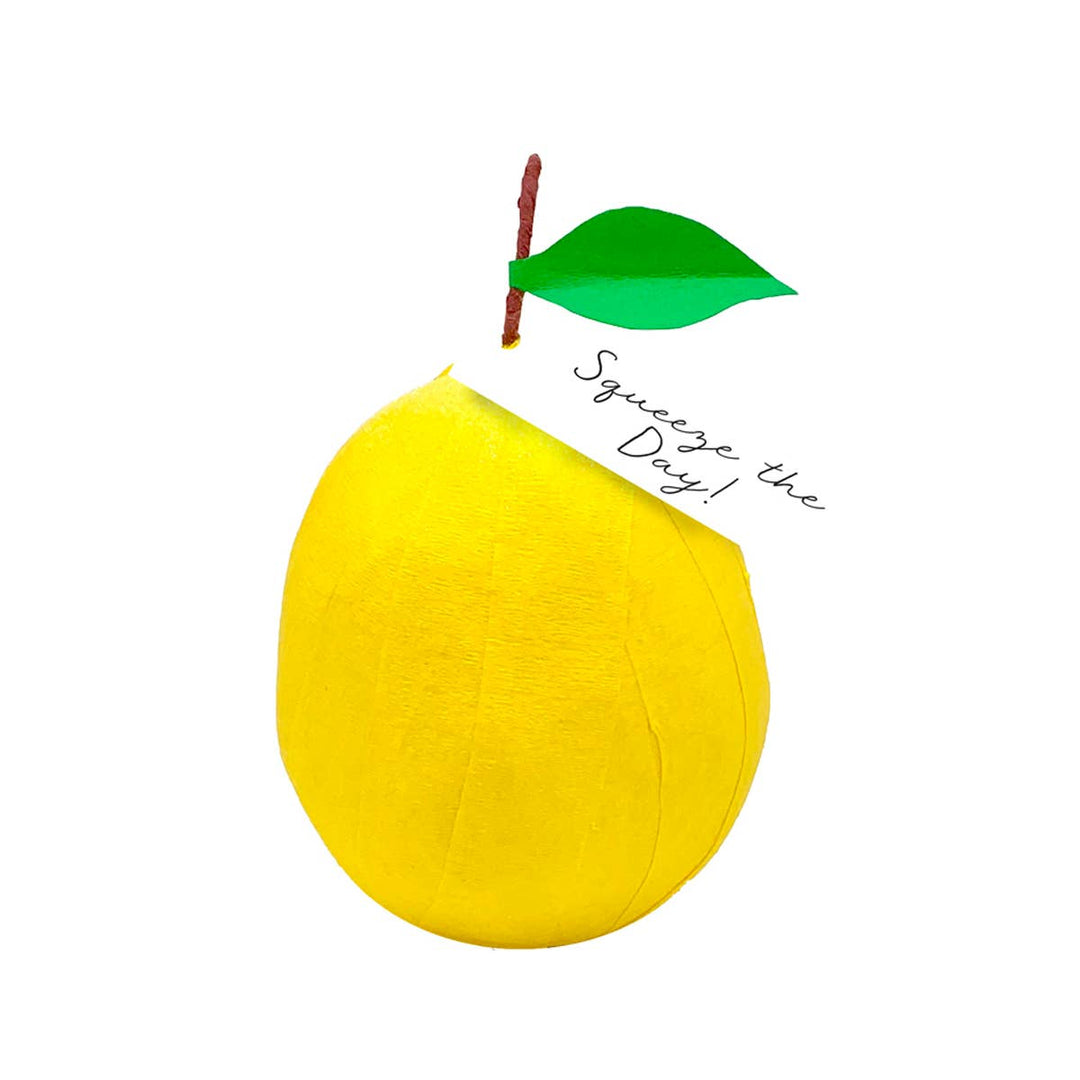 Surprize Ball Lemon Squeeze the Day 3" TOPS Malibu Bonjour Fete - Party Supplies