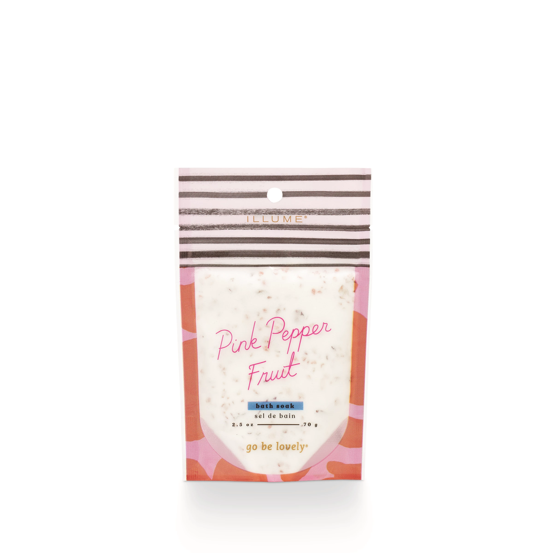 ILLUME PINK PEPPER FRUIT BATH SOAK Illume Bar Soap Bonjour Fete - Party Supplies
