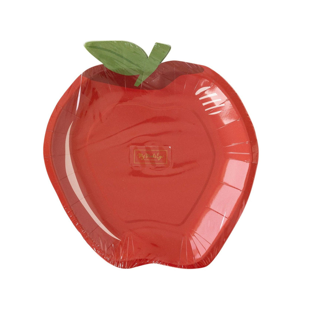 Apple Shaped Plates Bonjour Fete Party Supplies Back to School