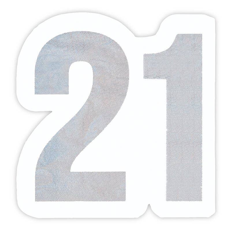 Lrg Diecut Napkin - 21 - 16ct Slant Collections by Creative Brands Bonjour Fete - Party Supplies