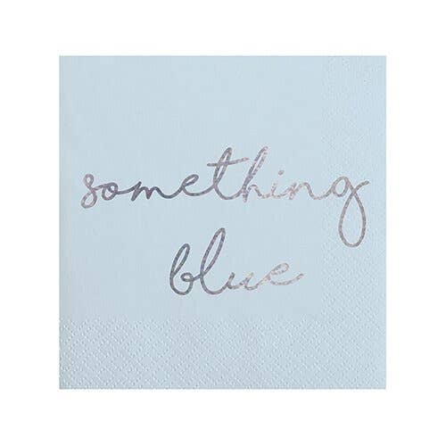5IN BEV NPKN-SOMETHNG BLU 20ct Slant Collections by Creative Brands Bonjour Fete - Party Supplies