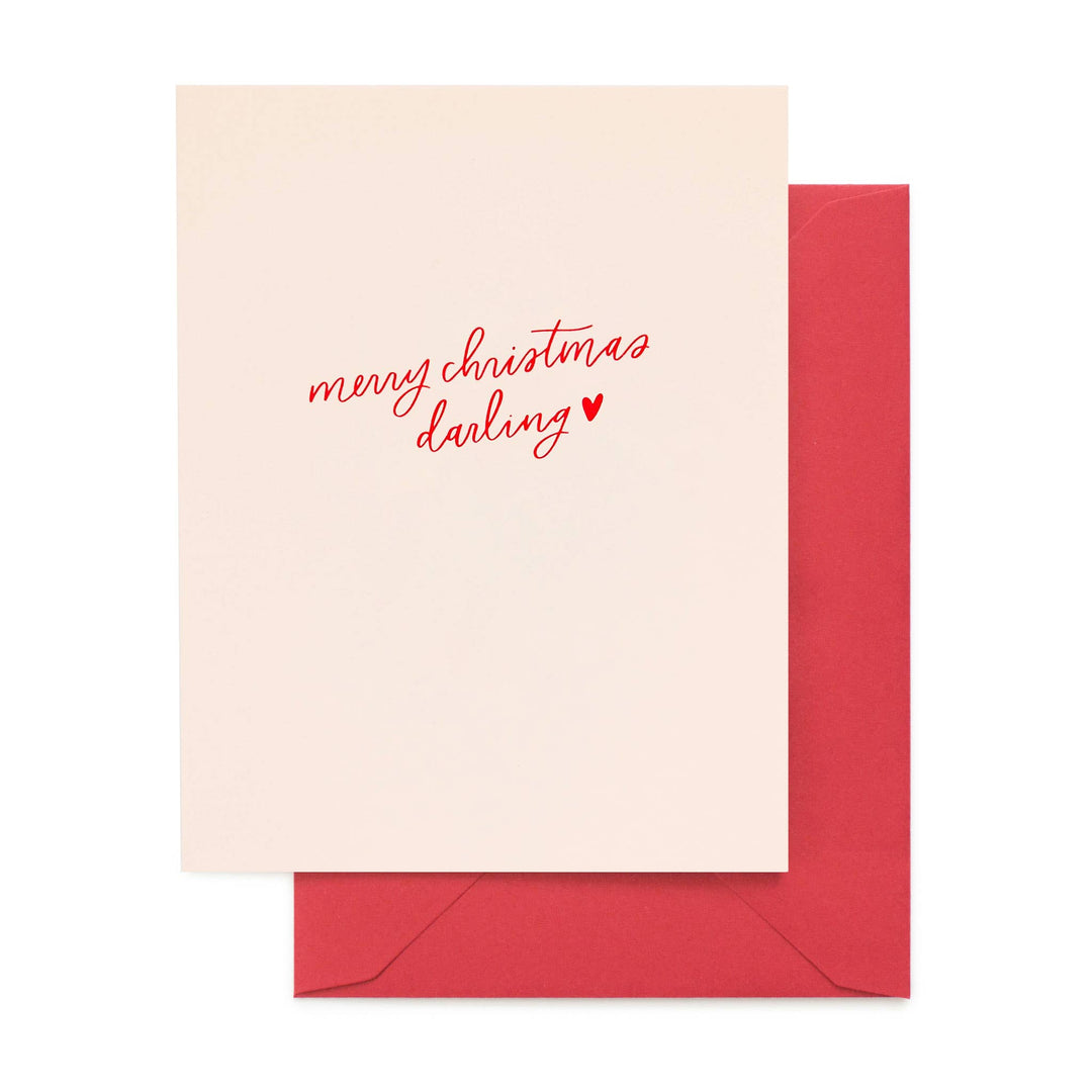 Merry Christmas Darling Sugar Paper 0 Faire Bonjour Fete - Party Supplies