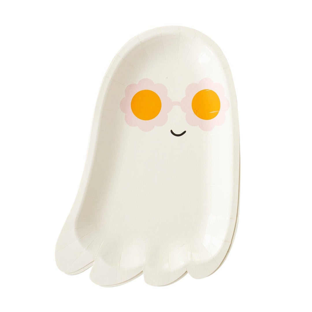 Cute Ghost Shaped Plates Bonjour Fete Party Supplies Halloween Party Supplies