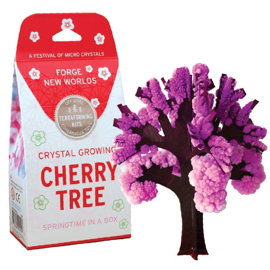 CRYSTAL GROWING CHERRY TREE Copernicus Toys Bonjour Fete - Party Supplies