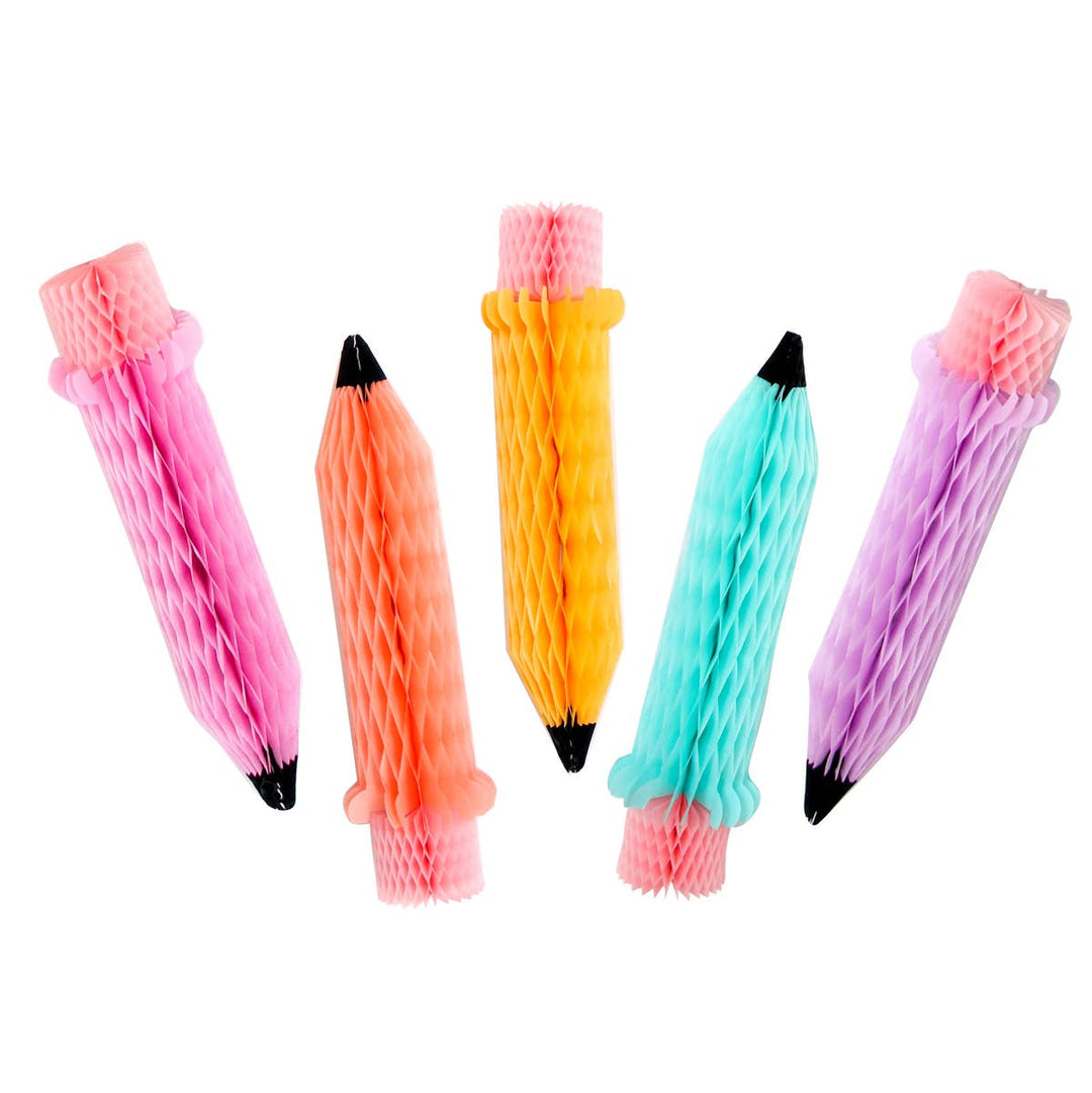 Honeycomb rainbow pencils Kailo Chic 0 Faire Bonjour Fete - Party Supplies