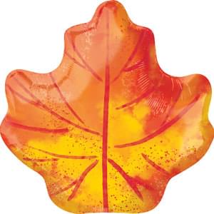 FALL MAPLE LEAF FOIL BALLOON Loftus Bonjour Fete - Party Supplies