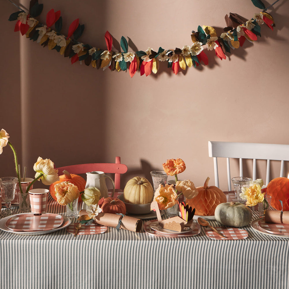 FALL FLOWER GARLAND Meri Meri Garlands & Banners Bonjour Fete - Party Supplies