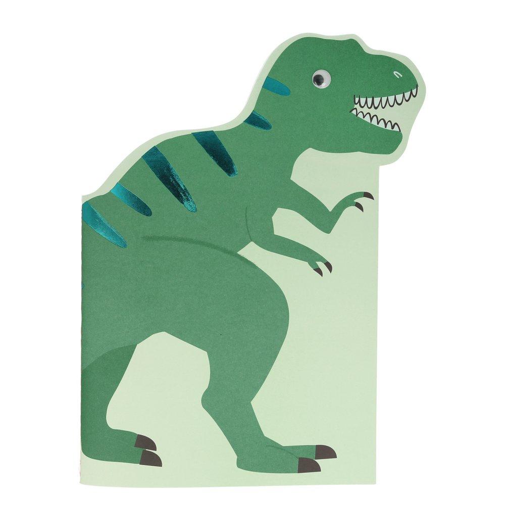 DINOSAUR STICKER SKETCHBOOK Meri Meri Stickers Bonjour Fete - Party Supplies