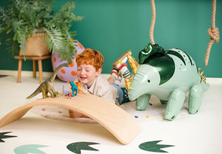 TRICERATOPS DINOSAUR BALLOON Party Deco Balloons Bonjour Fete - Party Supplies