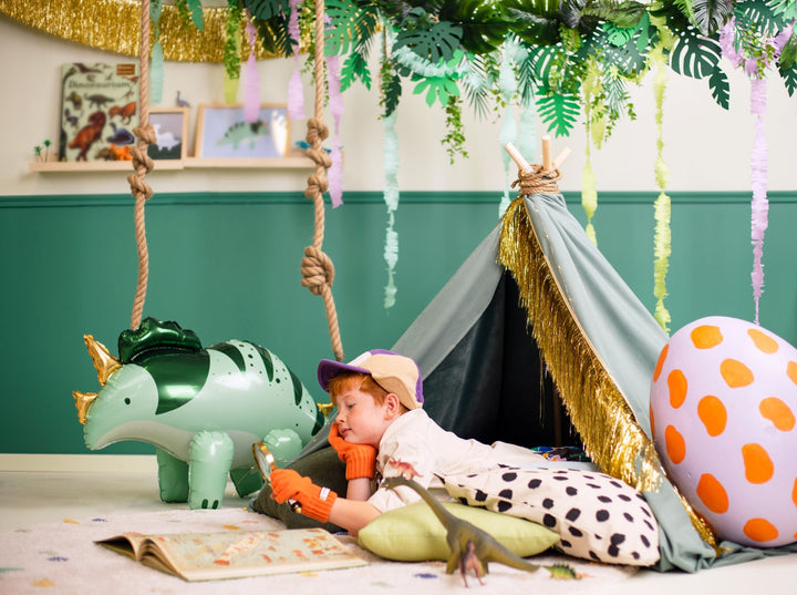 TRICERATOPS DINOSAUR BALLOON Party Deco Balloons Bonjour Fete - Party Supplies