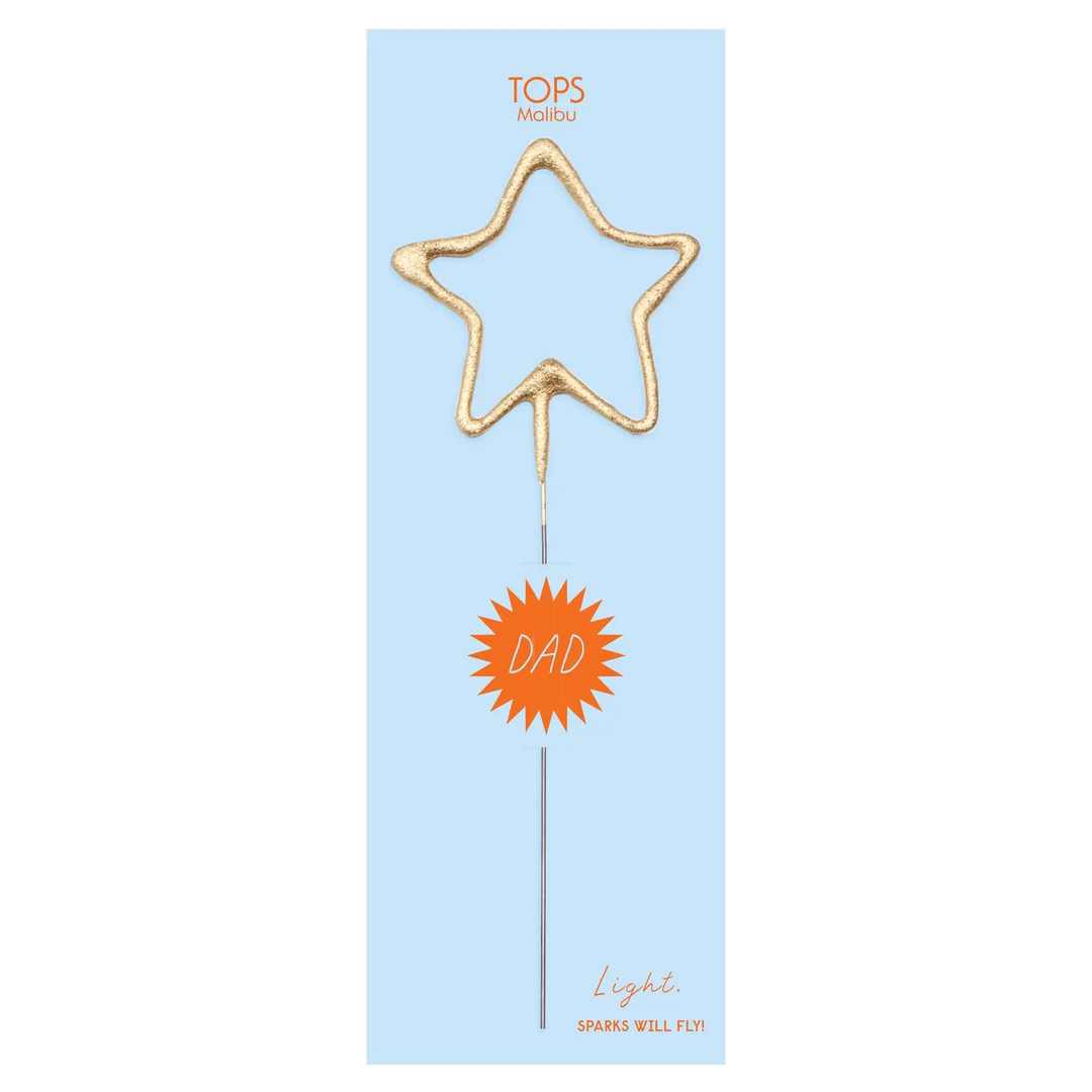 GRANDE GIANT SPARKLER WAND FATHER'S DAY TOPS MALIBU Sparkler Bonjour Fete - Party Supplies