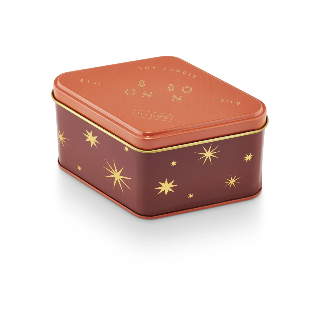 ILLUME BON BON MINI TIN CANDLE Illume Candles Bonjour Fete - Party Supplies