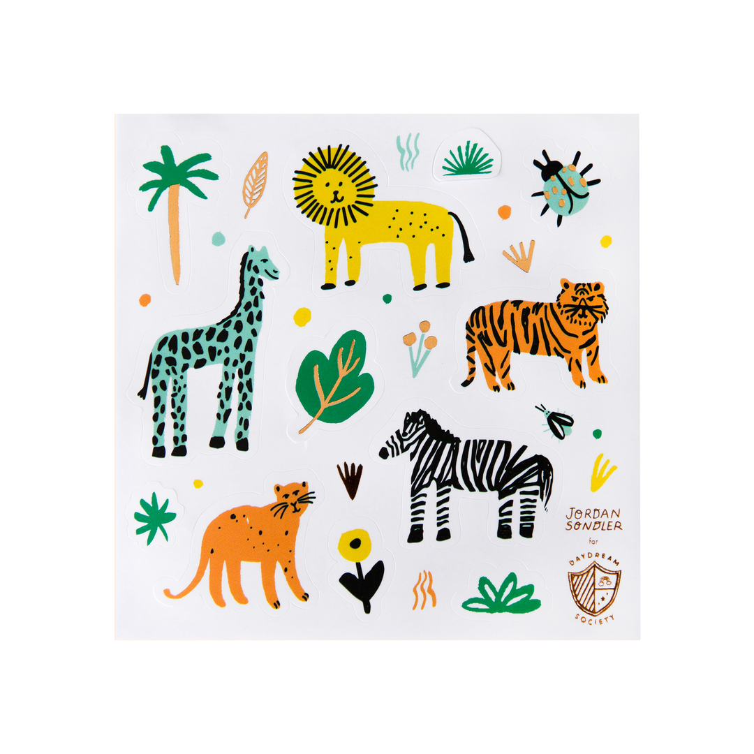 INTO THE WILD STICKER SET Jollity & Co. + Daydream Society Bonjour Fete - Party Supplies