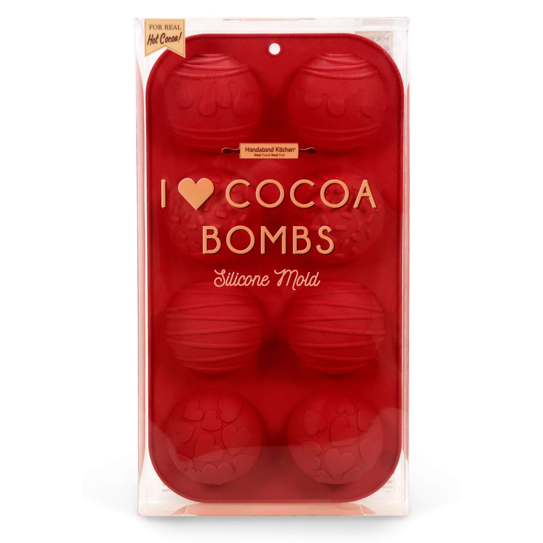 I ♥ COCOA BOMBS SILICONE MOLD Handstand Kitchen Baking Bonjour Fete - Party Supplies