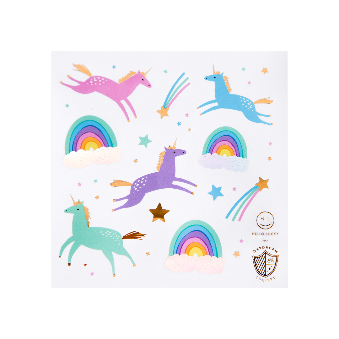 MAGICAL UNICORN STICKER SET Jollity & Co. + Daydream Society Stickers Bonjour Fete - Party Supplies