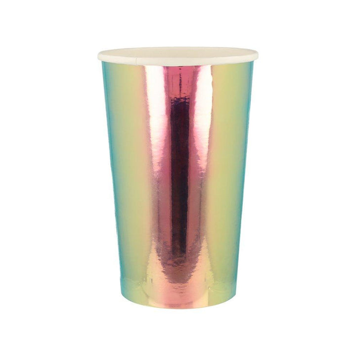 OIL SLICK CUPS Meri Meri Cups HIGHBALL - 13 OZ Bonjour Fete - Party Supplies