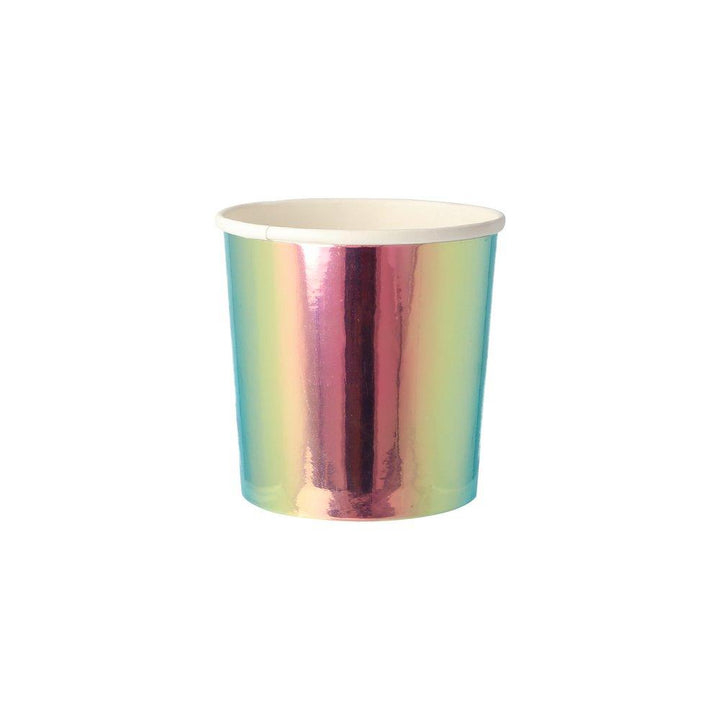 OIL SLICK CUPS Meri Meri Cups TUMBLER - 9 OZ Bonjour Fete - Party Supplies