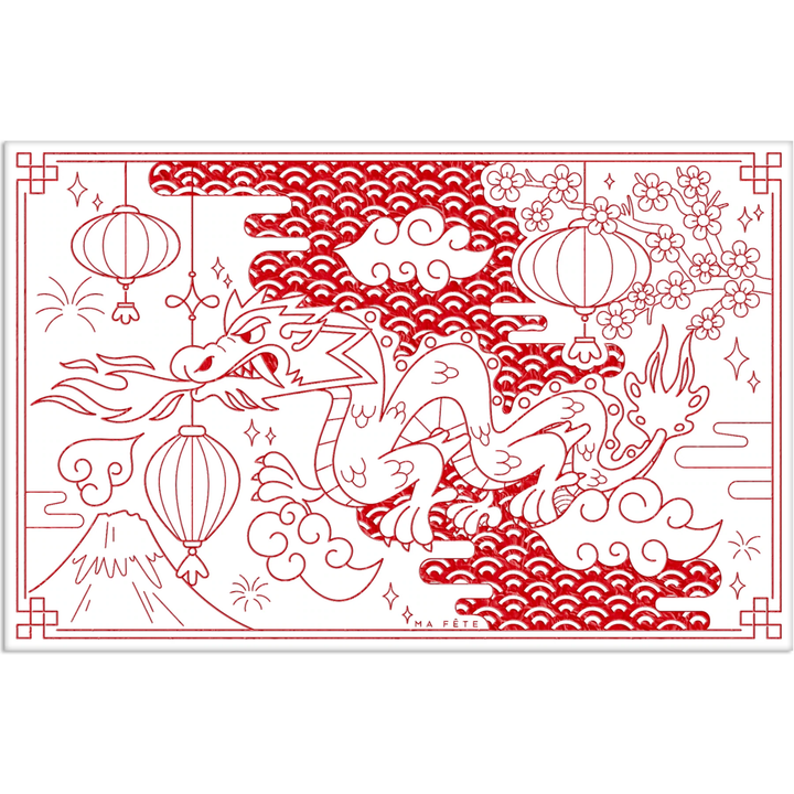 NINJA COLORING SHEETS Ma Fete Bonjour Fete - Party Supplies