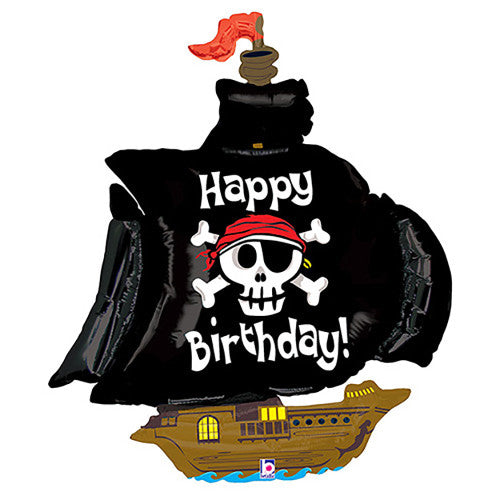 PIRATE SHIP BIRTHDAY BALLOON