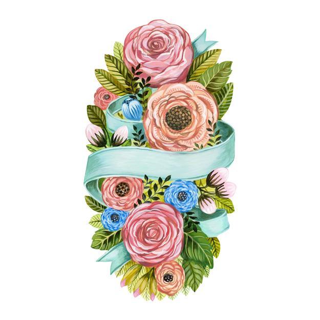 SPRING FLORAL TABLE ACCENT Hester & Cook Place Cards Bonjour Fete - Party Supplies