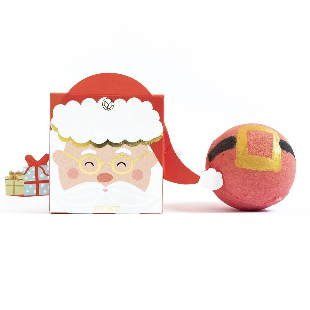 SANTA CLAUS IS COMING TO TOWN BATH BALM Musee Bath Bomb Bonjour Fete - Party Supplies