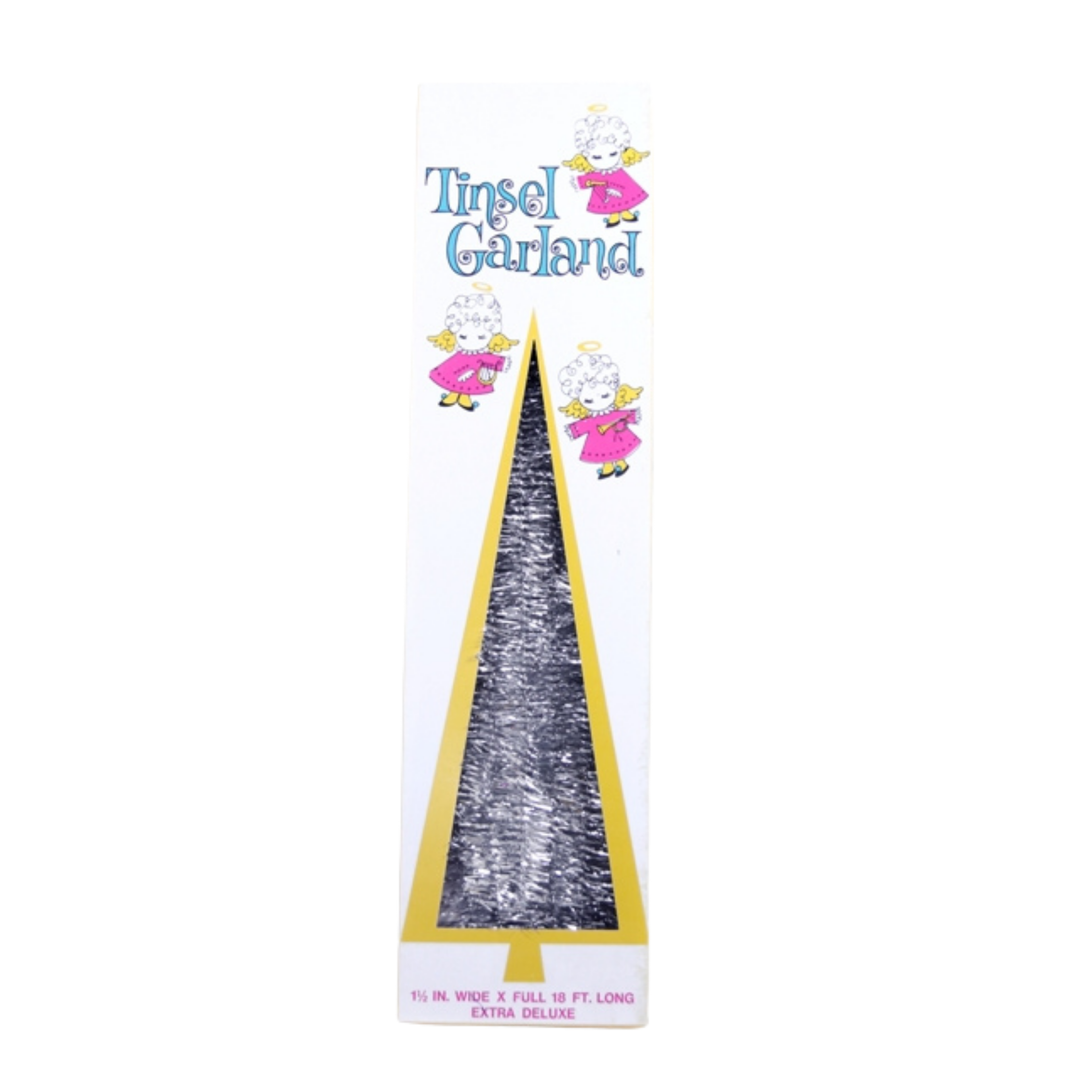TINSEL GARLAND - SILVER Cody Foster Co. Garlands & Banners Bonjour Fete - Party Supplies