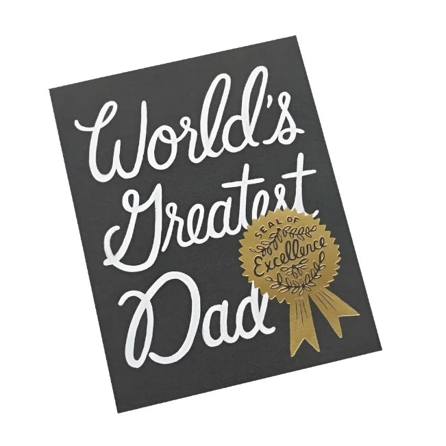 WORLD'S GREATEST DAD CARD Father's Day Card
