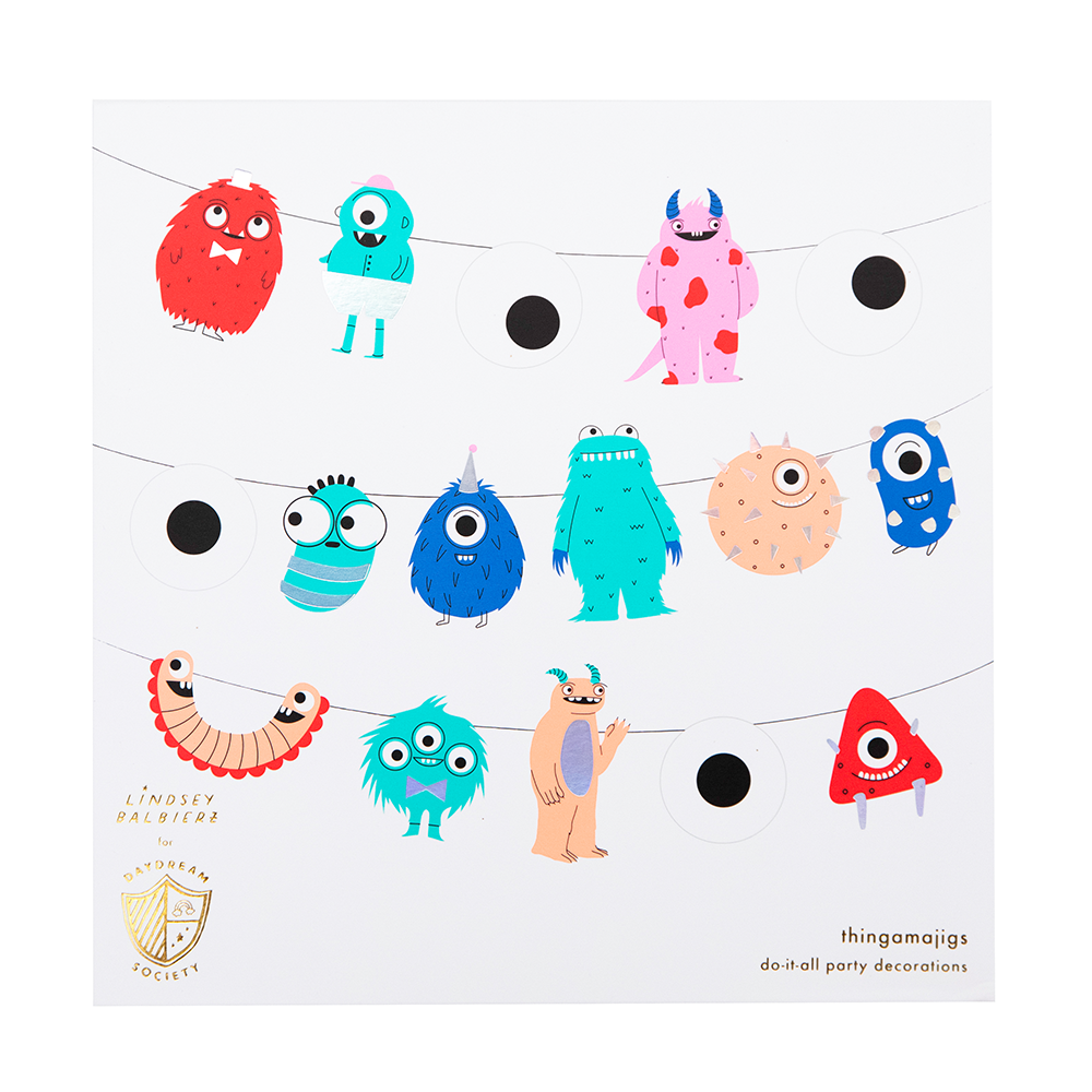 Little Monsters Thingamajigs - 16 Pk. Jollity & Co. + Daydream Society Bonjour Fete - Party Supplies