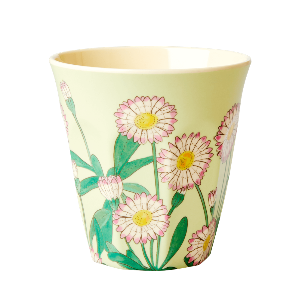 Cup Medium in Daisy RicebyRice Bonjour Fete - Party Supplies