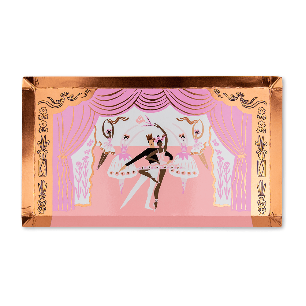 PIROUETTE BALLET THEMED LARGE PLATES Jollity & Co. + Daydream Society Plates Bonjour Fete - Party Supplies