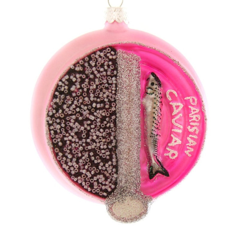 CAVIAR ORNAMENT Cody Foster Co. Christmas Ornament Bonjour Fete - Party Supplies