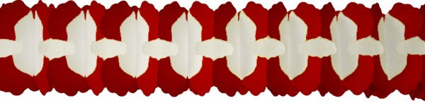 RED CROSS GARLAND Devra Party Garlands & Banners Bonjour Fete - Party Supplies
