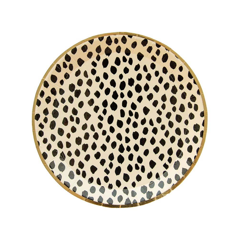 Dapple Dessert Plates - 8 Pk. Jollity & Co. + Daydream Society 0 Faire Bonjour Fete - Party Supplies