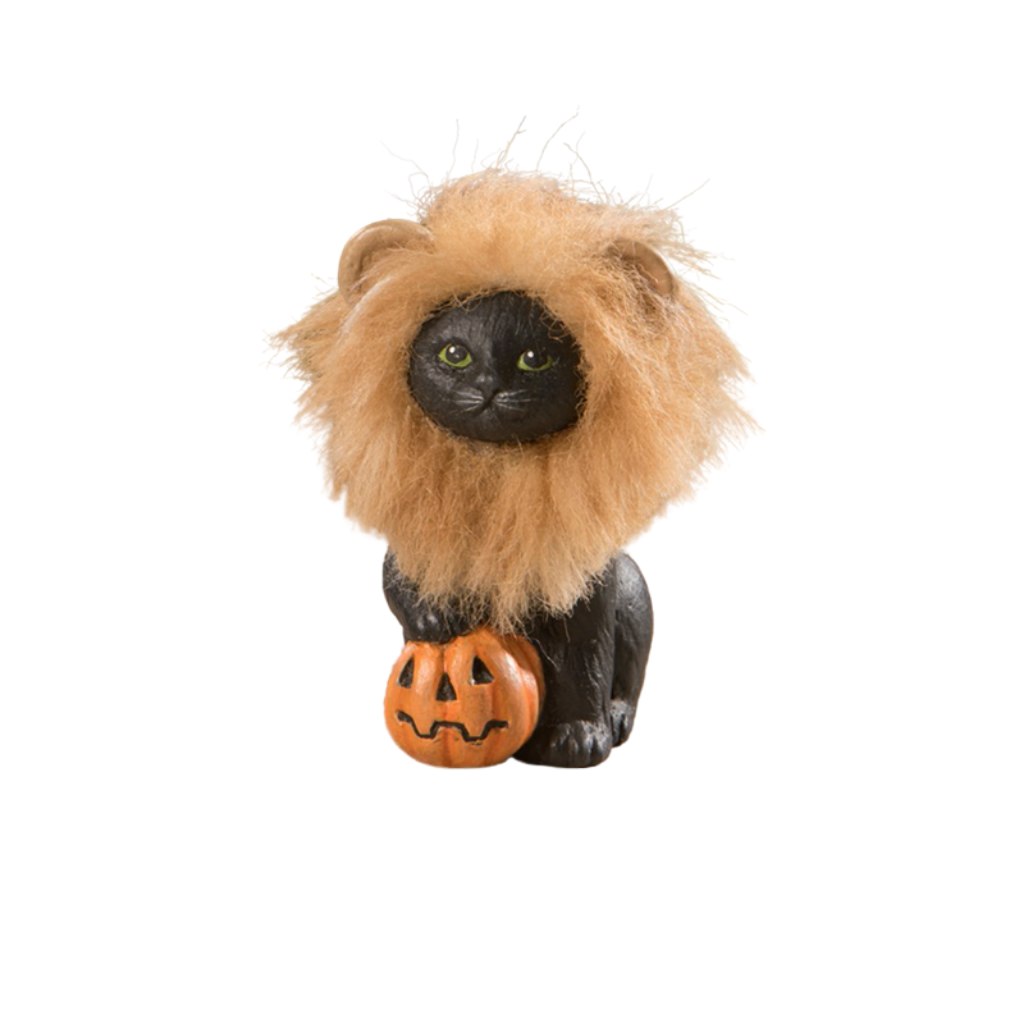 DRESSED UP LONY KITTY Bethany Lowe Designs Halloween Home Bonjour Fete - Party Supplies