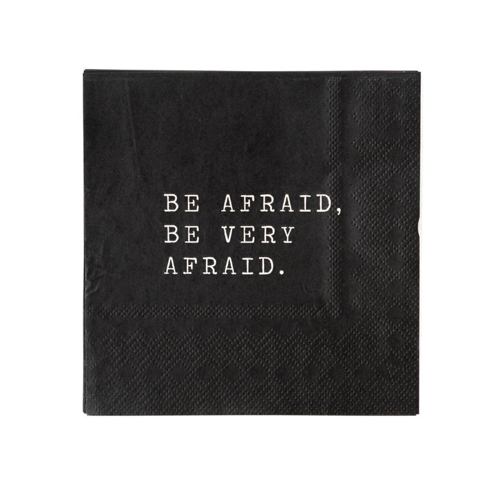 Be Afraid Paper Cocktail Napkins Bonjour Fete Party Supplies Halloween Party Supplies