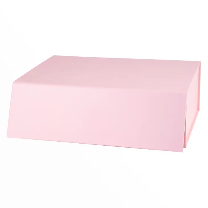13.8x7.9x4.7" Collapsible Gift Box with Magnetic Closure Pink Wrapaholic Gifts & Packing Company Bonjour Fete - Party Supplies
