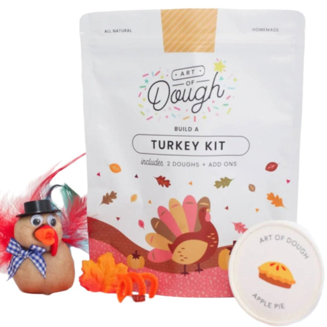 Build a Turkey Playdough Kit Bonjour Fete Party Supplies Thanksgiving Crafts
