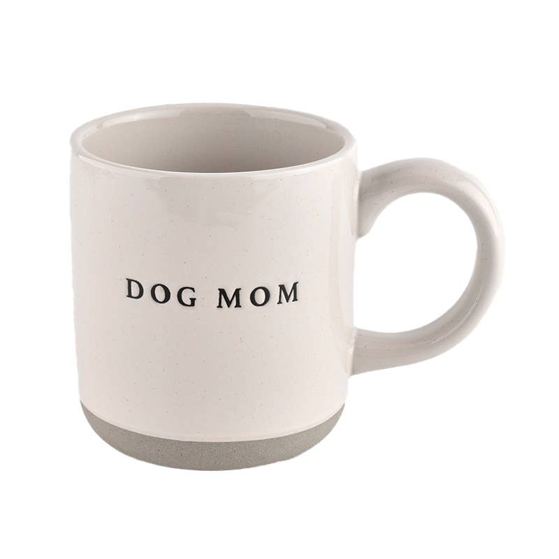 Dog Mom Stoneware Coffee Mug Sweet Water Decor Bonjour Fete - Party Supplies