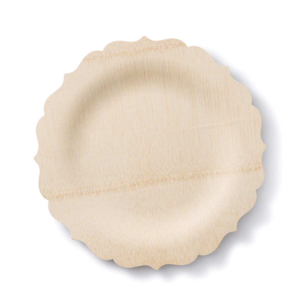 VENEERWARE FANCY COMPOSTABLE PLATES bambu® Plates Bonjour Fete - Party Supplies