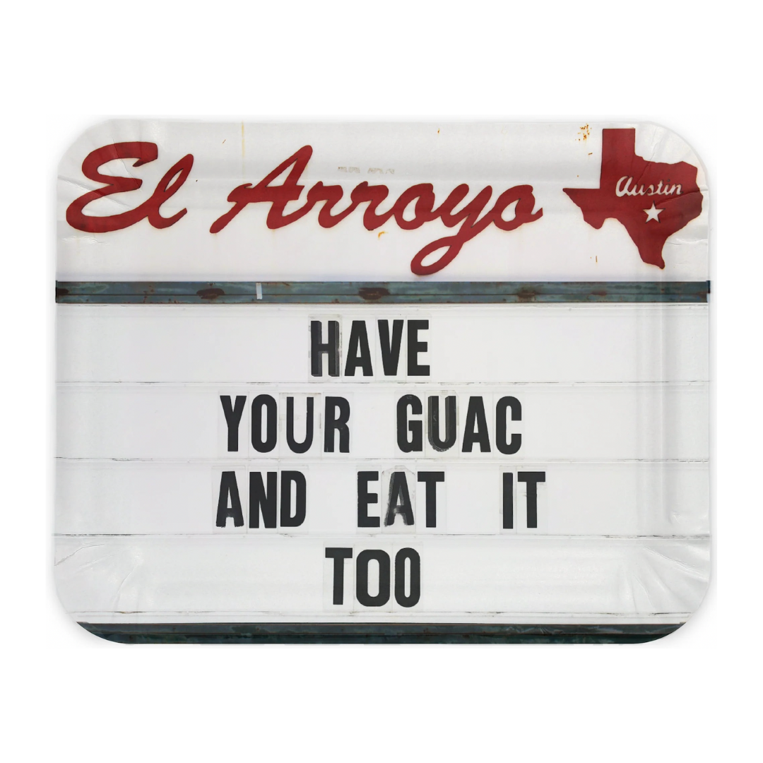 EL ARROYO HAVE YOUR GUAC AND EAT IT TOO PLATES EL Arroyo Plates Bonjour Fete - Party Supplies