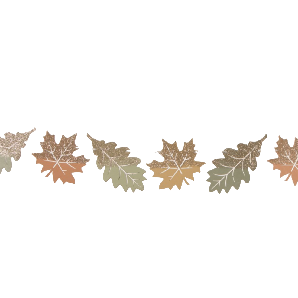 ELEGANT FALL LEAF GARLAND Bethany Lowe Designs Thanksgiving Decor Bonjour Fete - Party Supplies