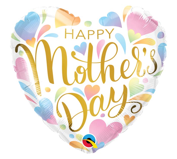 HAPPY MOTHER'S DAY BALLOON Qualatex Balloons Bonjour Fete - Party Supplies