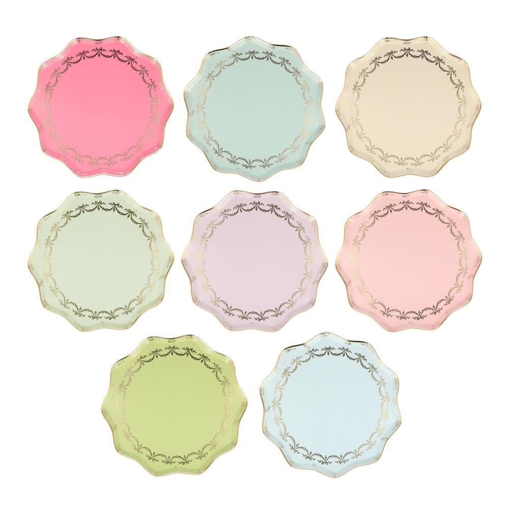 LADURE PARIS SIDE PLATES Meri Meri Plates Bonjour Fete - Party Supplies