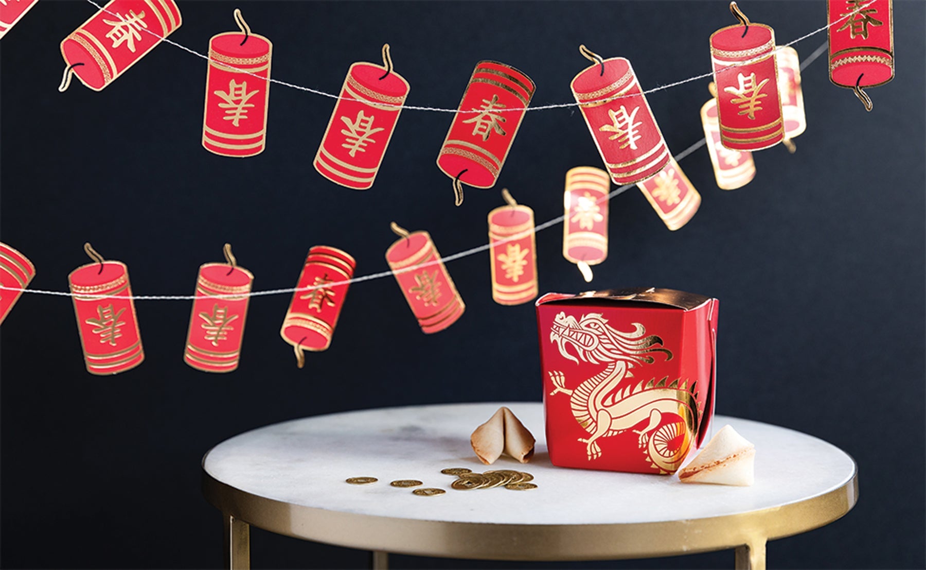 LUNAR NEW YEAR TREAT BOXES My Mind’s Eye Lunar New Year Bonjour Fete - Party Supplies