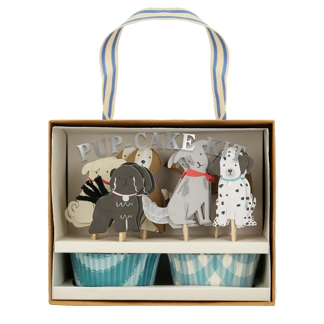 PUPPY CUPCAKE KIT Meri Meri Cupcake Kit Bonjour Fete - Party Supplies